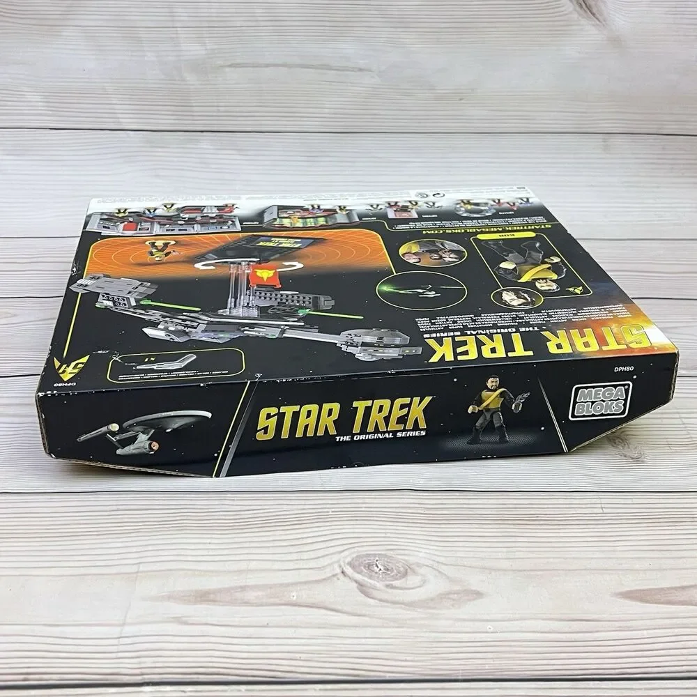 Mega Bloks Star Trek Original Series Klingon D7 Battle Cruiser Set DPH80 -SEALED